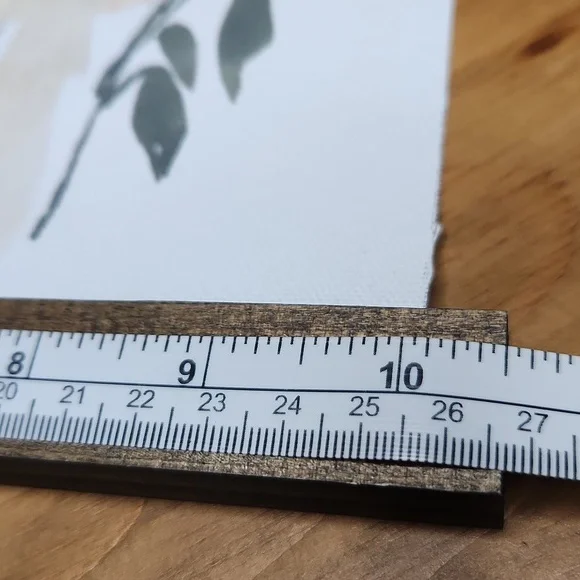 Mushroom Wall Art with Wooden Frame - Picture 4 of 5